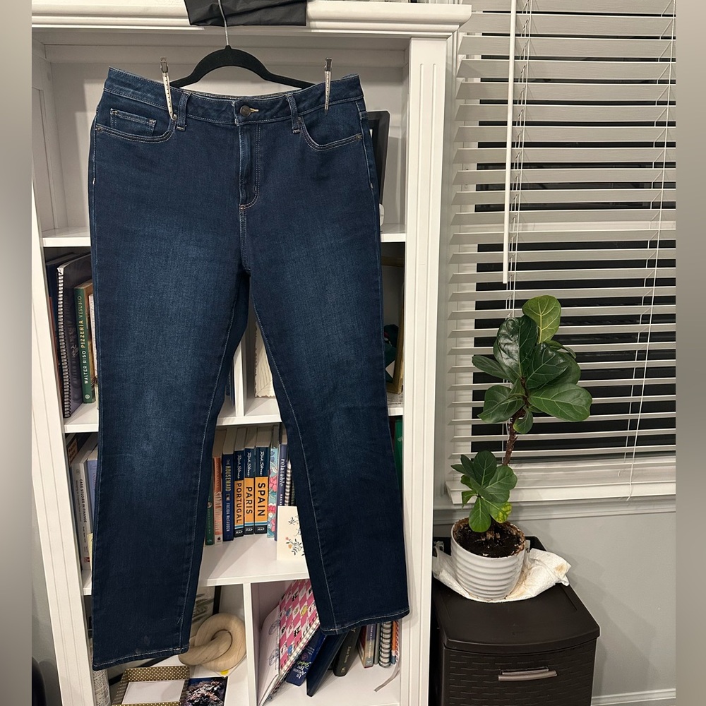 Members Mark Straight  Leg Blue Women's Jeans
